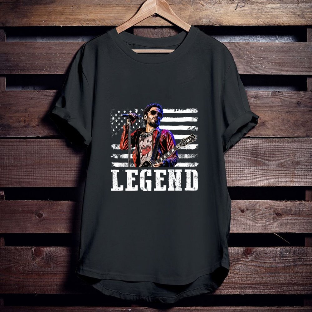 Lenny Kravitz - Distressed American Flag Lenny Kravitz Music Legend33